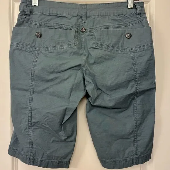 PRANA Larissa Knicker Bermuda Shorts Blue Women’s Size 0 - Picture 3 of 6